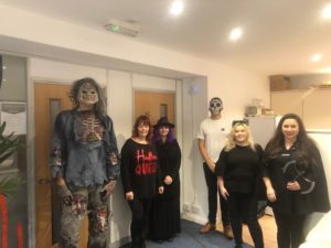 dressing up for Hallowe'en at Optimum in Swindon and Cheltenham